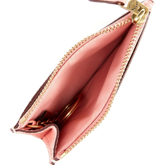 NWT Mauve Coach Mini Wallet with Keychain, still in packaging - Picture 6 of 6